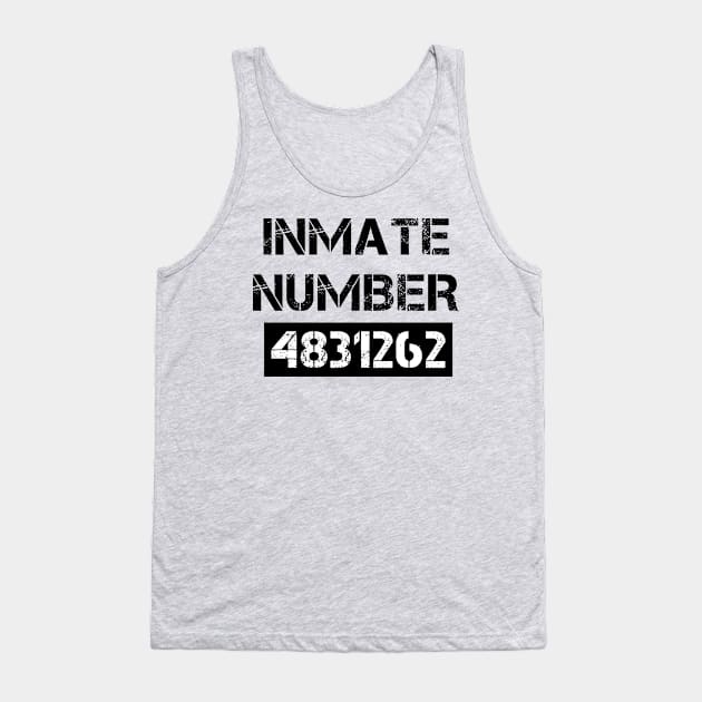 Prison Inmate Halloween Costume Tank Top by Coolthings